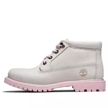 Кроссовки womens nellie chukka double waterproof boot 'white pink' Timberland, белый