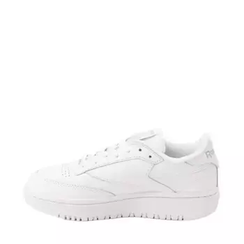Кроссовки Womens Reebok Club C Double Athletic Shoe, белый/серый
