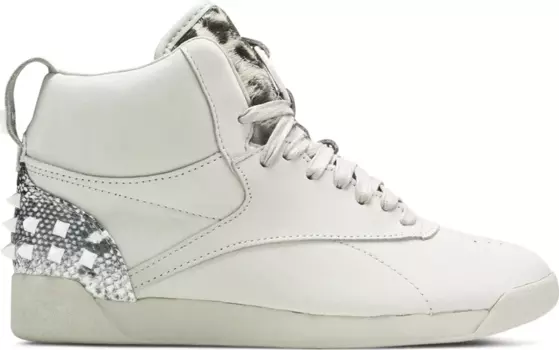 Кроссовки wonder woman 1984 x wmns freestyle hi 'cheetah' Reebok, серый