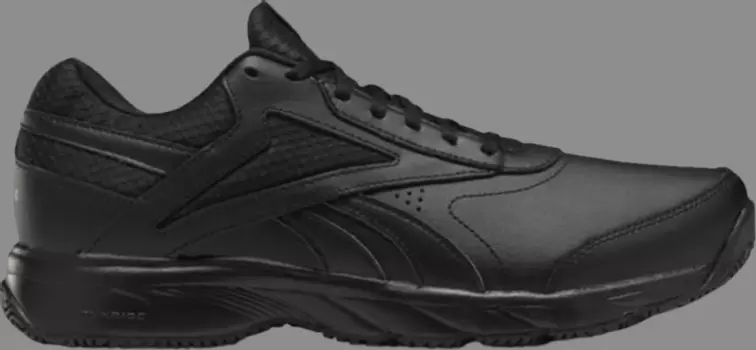 Кроссовки work n cushion extra wide 'triple black' Reebok, черный