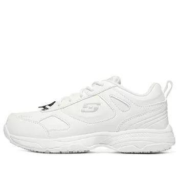 Кроссовки work relaxed fit dighton sr 'white' Skechers, белый