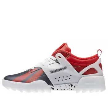 Кроссовки workout advance ripple 'white red navy' Reebok, синий