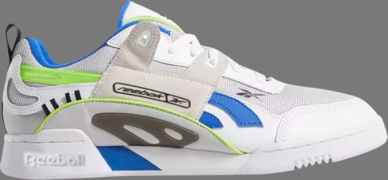 Кроссовки workout plus ati 90s 'white neon lime' Reebok, белый