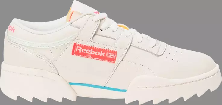 Кроссовки workout ripple og 'pop pack' Reebok, белый