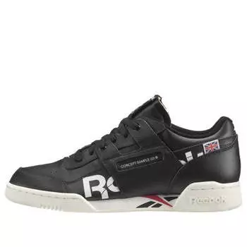Кроссовки workout skate shoes 'black white' Reebok, черный