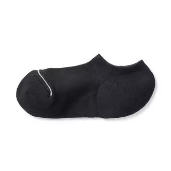 Кроссовки вязки с прямым ворсом (женские) MUJI, черный