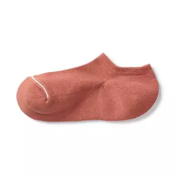 Кроссовки вязки с прямым ворсом (женские) MUJI, дымчато-оранжевый