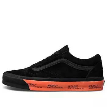 Кроссовки wtaps x old skool lx 'black orange' Vans, черный