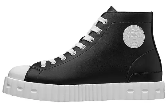 Кроссовки высокие Herms Climb женские, черный