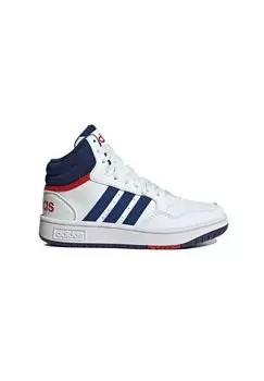 Кроссовки высокие HOOPS 3 0 MID K adidas Originals, цвет bianco/blu/rosso
