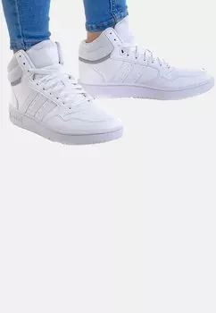 Кроссовки высокие HOOPS MID 3.0 K adidas Originals, цвет white