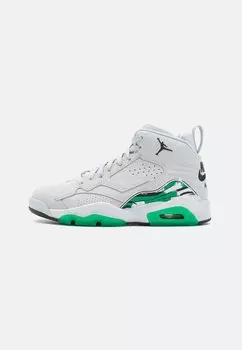 Кроссовки высокие JORDAN, цвет pure platinum/black/lucky green/white