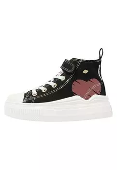 Кроссовки высокие KAYA FLOW MID British Knights, цвет black burgundy heart