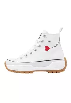 Кроссовки высокие KAYA FLY British Knights, цвет white heart