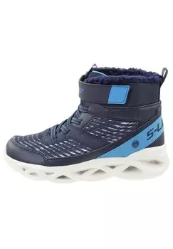 Кроссовки высокие LIGHTS TWISTED BRIGHTS DROVOX GEFTTER Skechers, цвет nvbl navy blue