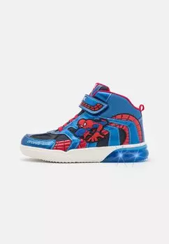 Кроссовки высокие MARVEL SPIDERMAN GRAYJAY BOY Geox, цвет navy/royal