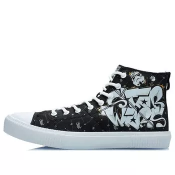 Кроссовки высокие повседневные x star wars Li-Ning, черный
