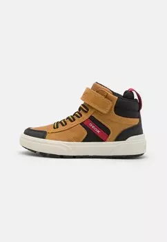 Кроссовки высокие WEEMBLE BOY Geox, цвет dark yellow/black