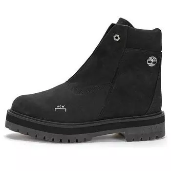 Кроссовки x a cold wall 6 inch premium side zip boot 'jet black nubuck' Timberland, черный