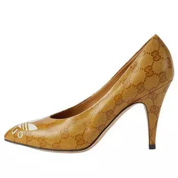 Кроссовки x adidas gg 95mm pump 'beige leather' Gucci, бежевый