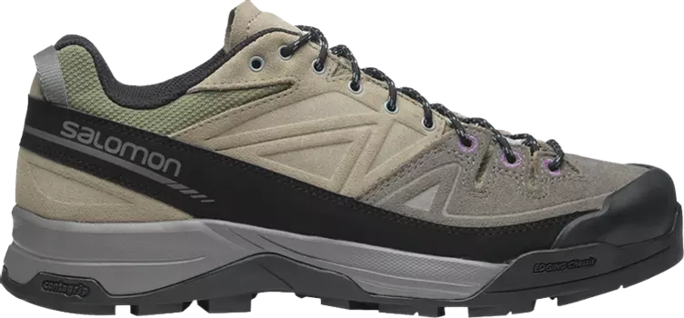 Кроссовки X-ALP Leather 'Pewter Vintage Khaki', серый