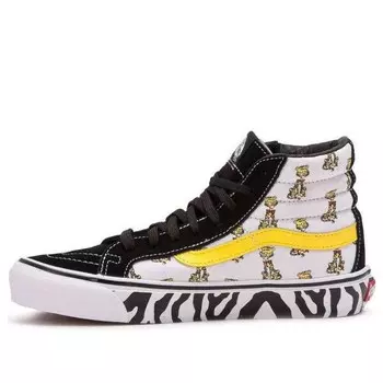 Кроссовки x aries og sk8-hi lx 'black white' Vans, черный