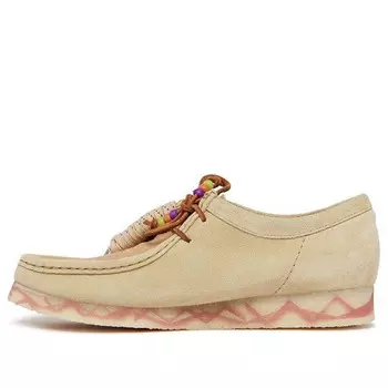 Кроссовки x aries wallabee 'maple combination' Clarks, розовый