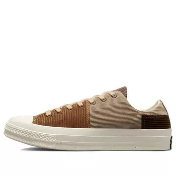 Кроссовки x beyond retro chuck 70 low 'upcycled corduroy' Converse, бежевый