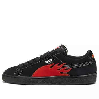 Кроссовки x butter goods suede classic shoes 'black red' Puma, черный