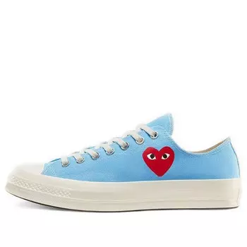 Кроссовки x comme des garcons play chuck 70 low 'bright blue' Converse, синий
