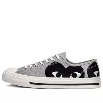 Кроссовки x comme des garcons play jack purcell 'drizzle black' Converse, серый