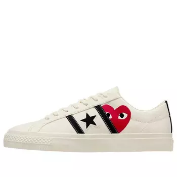 Кроссовки x comme des garons play one star academy pro 'milk black' Converse, мультиколор