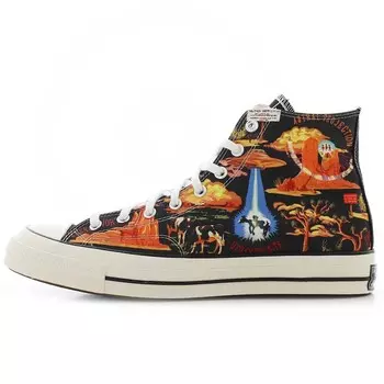 Кроссовки x Converse Twisted Resort Chuck 70 HI, цвет Schwarz/Mehrfarbig/Reiher