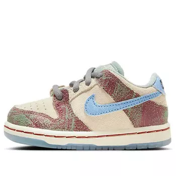 Кроссовки x crenshaw skate club sb dunk low 'sail light blue' Nike, мультиколор