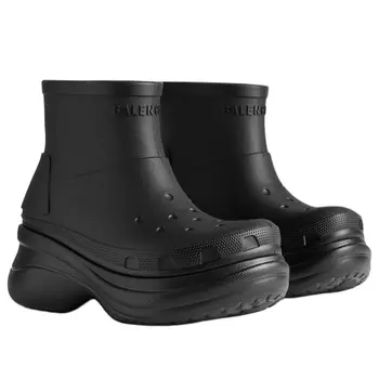 Кроссовки x crocs platform bootie Balenciaga, черный