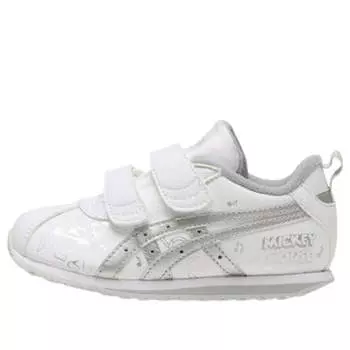Кроссовки x disney idaho 'silver white' Asics, серебряный