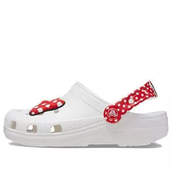Кроссовки x disney minnie mouse classic clogs 'white red' Crocs, белый