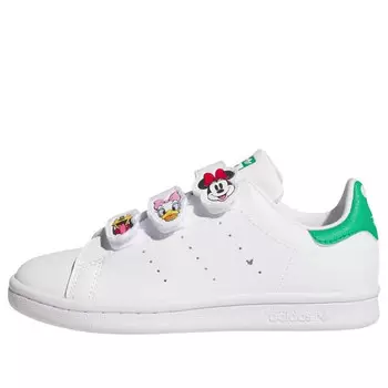 Кроссовки x disney stan smith comfort closure 'white green' Adidas, белый