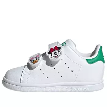 Кроссовки x disney stan smith comfort closure 'white green' Adidas, белый