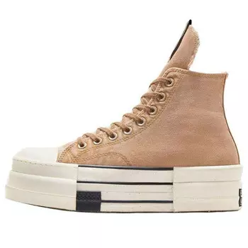 Кроссовки x drkshdw dbl drkstr overdye chuck 70 high top 'tan white' Converse, бежевый