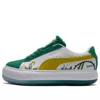 Кроссовки x flabjacks suede mayu 'fuzzy cactus park' Puma, зеленый