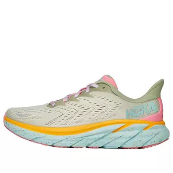Кроссовки x fp movement clifton 8 'matcha orange' Hoka One One, зеленый