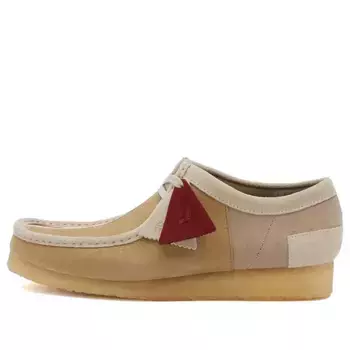 Кроссовки x frank pellegrino wallabee 'red combi' Clarks, красный