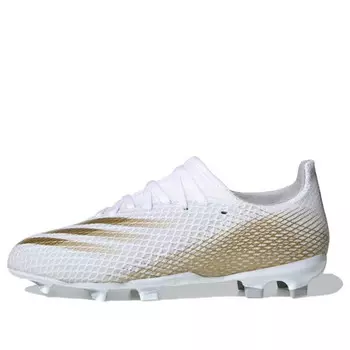 Кроссовки x ghosted.3 fg 'white metallic gold melange' Adidas, белый