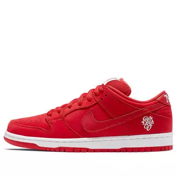 Кроссовки x girls don't cry sb dunk low pro qs 'coming back home' Nike, красный