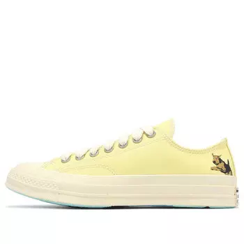 Кроссовки x golf le fleur chuck 70 low 'darryl yellow' Converse, желтый