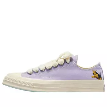 Кроссовки x golf le fleur chuck 70 low 'darryl purple' Converse, желтый