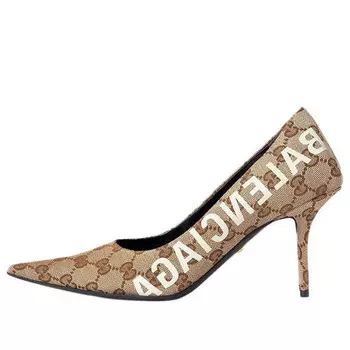 Кроссовки x gucci the hacker project knife pumps 'beige' Balenciaga, бежевый