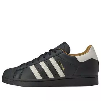 Кроссовки x jjjjound superstar 90 made in japan 'black' Adidas, черный
