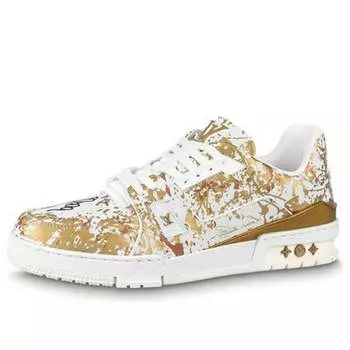 Кроссовки x lee quiones trainers 250 'gold' Louis Vuitton, белый